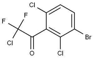 1-(3-bromo-2,6-dichlorophenyl)-2-chloro-2,2-difluoroethanone Structure