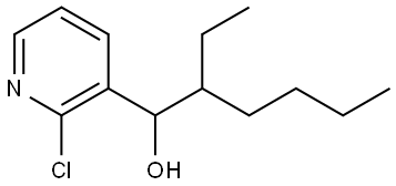 1-(2-chloropyridin-3-yl)-2-ethylhexan-1-ol Structure