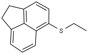 (1,2-dihydroacenaphthylen-5-yl)(ethyl)sulfane Structure