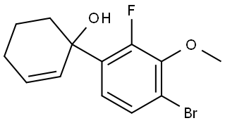 4'-bromo-2'-fluoro-3'-methoxy-1,2,3,4-tetrahydro-[1,1'-biphenyl]-1-ol Structure