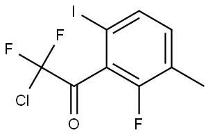 2-chloro-2,2-difluoro-1-(2-fluoro-6-iodo-3-methylphenyl)ethanone Structure