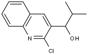 1-(2-chloroquinolin-3-yl)-2-methylpropan-1-ol Structure