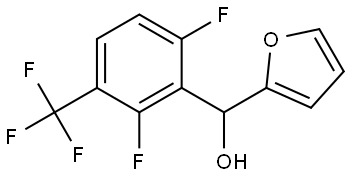 (2,6-difluoro-3-(trifluoromethyl)phenyl)(furan-2-yl)methanol Structure