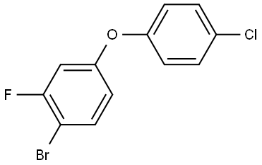 1-bromo-4-(4-chlorophenoxy)-2-fluorobenzene Structure