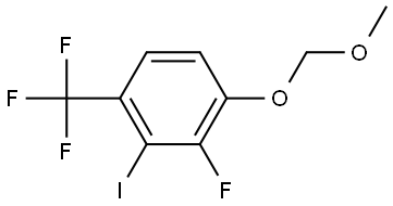 2-Fluoro-3-iodo-1-(methoxymethoxy)-4-(trifluoromethyl)benzene Structure