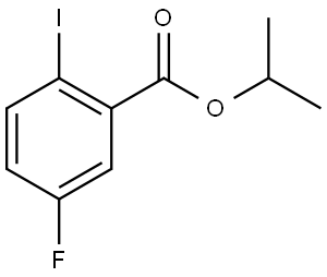 isopropyl 5-fluoro-2-iodobenzoate Structure