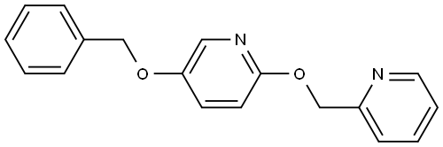 5-(benzyloxy)-2-(pyridin-2-ylmethoxy)pyridine Structure