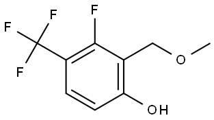 3-fluoro-2-(methoxymethyl)-4-(trifluoromethyl)phenol Structure