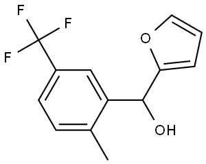 furan-2-yl(2-methyl-5-(trifluoromethyl)phenyl)methanol Structure