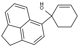 1-(1,2-dihydroacenaphthylen-5-yl)cyclohex-2-enol Structure