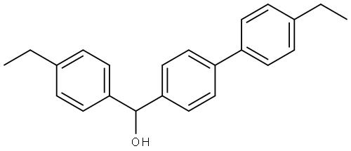 (4'-ethyl-[1,1'-biphenyl]-4-yl)(4-ethylphenyl)methanol Structure