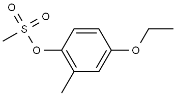 4-ethoxy-2-methylphenyl methanesulfonate Structure