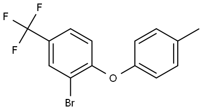 2-bromo-1-(p-tolyloxy)-4-(trifluoromethyl)benzene Structure