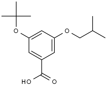 3-(tert-butoxy)-5-isobutoxybenzoic acid Structure