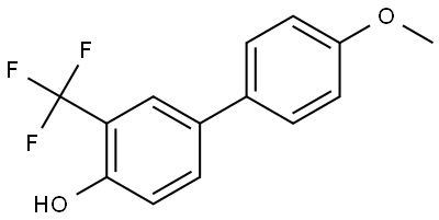 4'-methoxy-3-(trifluoromethyl)-[1,1'-biphenyl]-4-ol Structure