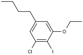 5-butyl-1-chloro-3-ethoxy-2-iodobenzene Structure