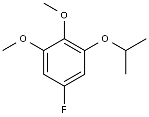 5-fluoro-1-isopropoxy-2,3-dimethoxybenzene Structure