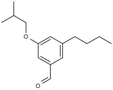 3-butyl-5-isobutoxybenzaldehyde Structure