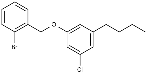 1-((2-bromobenzyl)oxy)-3-butyl-5-chlorobenzene Structure