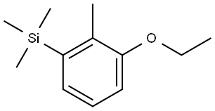 (3-ethoxy-2-methylphenyl)trimethylsilane Structure