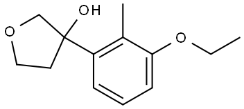 3-(3-ethoxy-2-methylphenyl)tetrahydrofuran-3-ol Structure