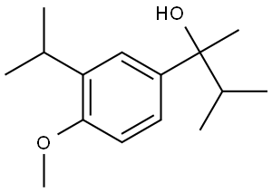 2-(3-isopropyl-4-methoxyphenyl)-3-methylbutan-2-ol Structure