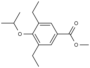 methyl 3,5-diethyl-4-isopropoxybenzoate Structure