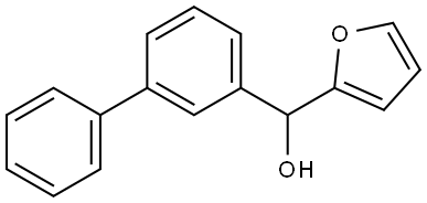 1,1'-biphenyl]-3-yl(furan-2-yl)methanol Structure