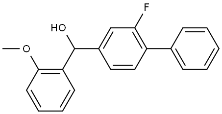 (2-fluoro-[1,1'-biphenyl]-4-yl)(2-methoxyphenyl)methanol Structure