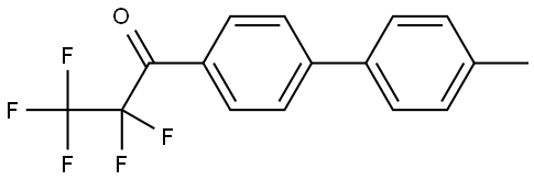 2,2,3,3,3-pentafluoro-1-(4'-methyl-[1,1'-biphenyl]-4-yl)propan-1-one Structure