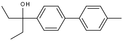 3-(4'-methyl-[1,1'-biphenyl]-4-yl)pentan-3-ol Structure