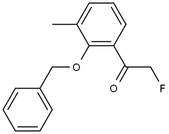 1-(2-(benzyloxy)-3-methylphenyl)-2-fluoroethanone Structure