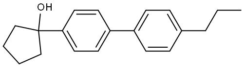 1-(4'-propyl-[1,1'-biphenyl]-4-yl)cyclopentanol Structure