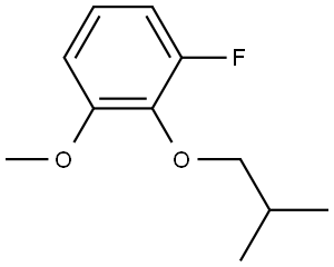 1-fluoro-2-isobutoxy-3-methoxybenzene Structure