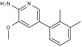 5-(2,3-dimethylphenyl)-3-methoxypyridin-2-amine Structure