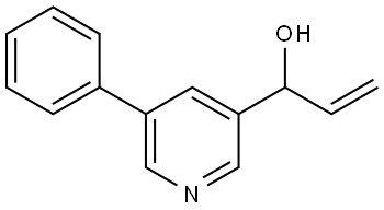 1-(5-phenylpyridin-3-yl)prop-2-en-1-ol Structure