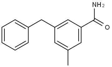 3-benzyl-5-methylbenzamide Structure