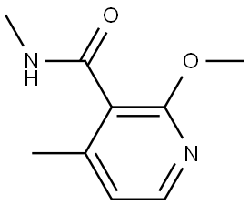 2-methoxy-N,4-dimethylnicotinamide Structure