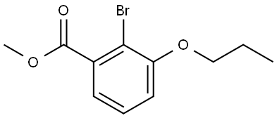 methyl 2-bromo-3-propoxybenzoate Structure