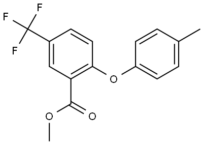 methyl 2-(p-tolyloxy)-5-(trifluoromethyl)benzoate Structure