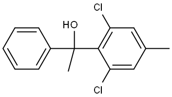 1-(2,6-dichloro-4-methylphenyl)-1-phenylethanol Structure