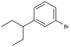 1-bromo-3-(pentan-3-yl)benzene Structure