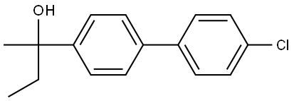 2-(4'-chloro-[1,1'-biphenyl]-4-yl)butan-2-ol Structure