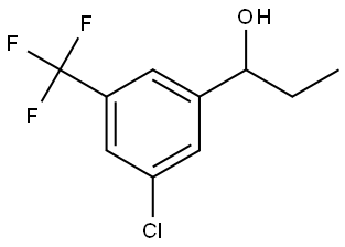 1-(3-chloro-5-(trifluoromethyl)phenyl)propan-1-ol Structure