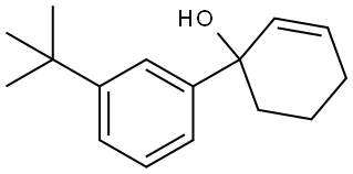 3'-(tert-butyl)-1,2,3,4-tetrahydro-[1,1'-biphenyl]-1-ol Structure