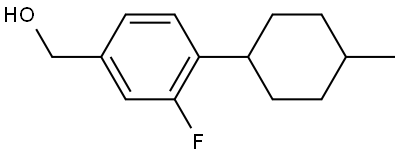 (3-fluoro-4-(4-methylcyclohexyl)phenyl)methanol Structure