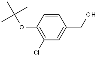 (4-(tert-butoxy)-3-chlorophenyl)methanol Structure