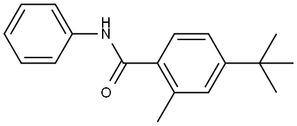 4-(tert-butyl)-2-methyl-N-phenylbenzamide Structure