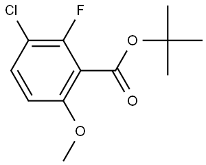 tert-butyl 3-chloro-2-fluoro-6-methoxybenzoate Structure