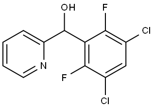 (3,5-dichloro-2,6-difluorophenyl)(pyridin-2-yl)methanol Structure